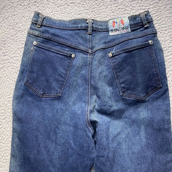 Jeantonics Jeans Womens Size 18 Blue Denim Tapered Skinny Dark Wash - Picture 10 of 15